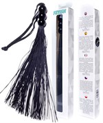 Черная силиконовая плетка - 25,4 см. 531509