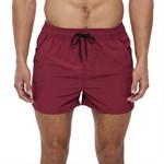 Бордовые мужские пляжные шорты 531625