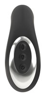 Черная анальная вибропробка с функцией расширения RC Butt Plug with 3 functions 531650