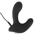 Черная анальная вибропробка с функцией расширения RC Butt Plug with 3 functions 531650