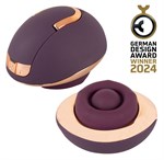 Фиолетовый вращающийся массажёр для вульвы Rotating Vulva Massager 531663