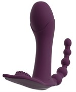 Фиолетовый вибратор для ношения в трусиках ARIVA RC Panty Vibrator 531667
