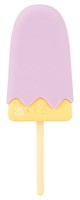 Сиреневый мини-вибратор в форме пломбира Vibrating Popsicle 531668