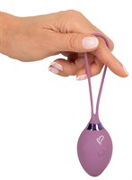 Фиолетовый вагинальный шарик ROVANA RC Love Ball 531680