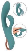 Бирюзовый вибратор-кролик The Magician Rabbit Vibrator - 22,5 см. 531683