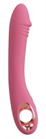 Розовый тонкий вибратор для точки G Slim G-Spot Rose - 21,4 см. 531689