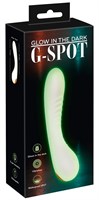 Люминесцентный вибратор для точки G Glow in the dark G-Spot - 17,9 см. 531692