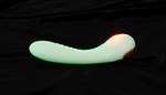Люминесцентный вибратор для точки G Glow in the dark G-Spot - 17,9 см. 531692