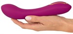 Лиловый вибратор с функцией расширения Inflatable Vibrator - 21,1 см. 531701