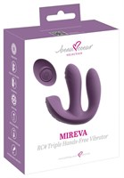 Фиолетовый тройной вибратор MIREVA RC Triple Hands-Free Vibrator 531707