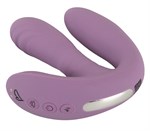 Фиолетовый тройной вибратор MIREVA RC Triple Hands-Free Vibrator 531707