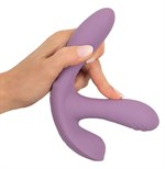 Фиолетовый тройной вибратор MIREVA RC Triple Hands-Free Vibrator 531707