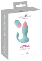 Анальная пробка JUVELA RC Butt Plug с пультом ДУ - 11,5 см. 531719