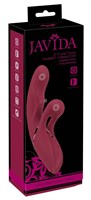 Малиновый вибратор-кролик с функцией постукивания 2 Function Rabbit Vibrator - 22,3 см. 531720
