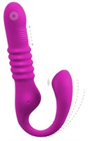 Лиловый вибратор 3 Function Vibrator с функцией фрикций и постукиванием 531722