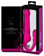 Лиловый вибратор 3 Function Vibrator с функцией фрикций и постукиванием 531722