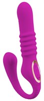Лиловый вибратор 3 Function Vibrator с функцией фрикций и постукиванием 531722