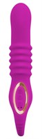 Лиловый вибратор 3 Function Vibrator с функцией фрикций и постукиванием 531722
