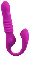 Лиловый вибратор 3 Function Vibrator с функцией фрикций и постукиванием 531722