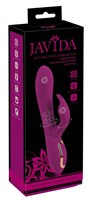 Фиолетовый вибратор 3 Function Vibrator с вращением бусин - 23 см. 531723