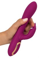 Фиолетовый вибратор 3 Function Vibrator с вращением бусин - 23 см. 531723