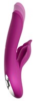Лиловый вибратор-кролик 4 Function Vibrator - 24 см. 531724