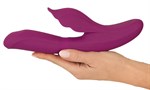 Лиловый вибратор-кролик 4 Function Vibrator - 24 см. 531724