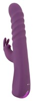 Фиолетовый вибратор-кролик 2 Function Rabbit Vibrator - 23,7 см. 531732