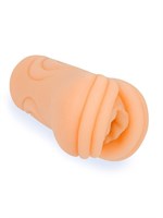 Телесный мастурбатор-вагина с рельефом на поверхности 531824