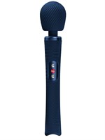 Синий жезловый вибромассажер Vim Vibrating Wand - 31,3 см. 531833