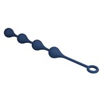 Синяя анальная цепочка - 42,6 см. 531959