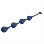 Синяя анальная цепочка - 52,4 см. 531960