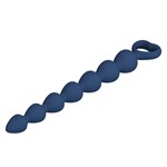 Синяя анальная цепочка - 26,7 см. 531961