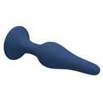 Синяя анальная пробка Slim Anal Plug XL - 15,4 см. 531970