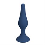 Синяя анальная пробка Slim Anal Plug XL - 15,4 см. 531970