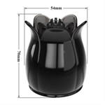 Черная насадка для wand-массажера 531982