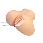 Телесный мастурбатор Liora с 2 любовными тоннелями 531999