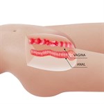 Телесный мастурбатор-торс Mia 532000
