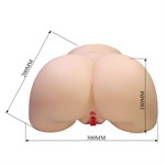 Телесный мастурбатор с 2 любовными отверстиями Olivia 532004