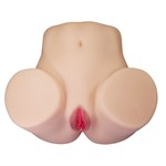 Телесный мастурбатор Julia с 2 любовными каналами 532006