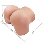 Телесный мастурбатор Julia с 2 любовными тоннелями 532010