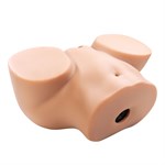 Телесный мастурбатор Olivia с 2 любовными отверстиями 532012