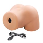 Телесный мастурбатор Olivia с 2 любовными отверстиями 532012