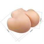 Телесный мастурбатор Vivian с 2 любовными тоннелями 532013