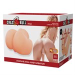 Телесный мастурбатор Vivian с 2 любовными тоннелями 532013