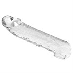 Прозрачный фаллоудлинитель с подхватом мошонки Silas - 26 см. 532022