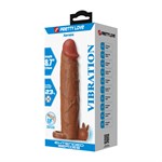 Коричневая насадка на пенис Xerxes - 22 см. 532029