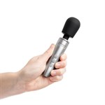 Серебристо-черный вибратор Doxy Go - 16,2 см. 532051