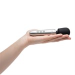 Серебристо-черный вибратор Doxy Go - 16,2 см. 532051