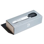Серебристо-черный вибратор Doxy Go - 16,2 см. 532051